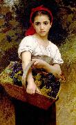 Adolphe William Bouguereau The Grape Picker Spain oil painting artist